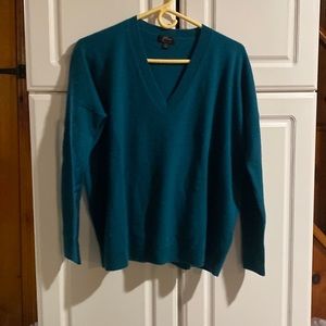 Jcrew v neck cashmere sweater